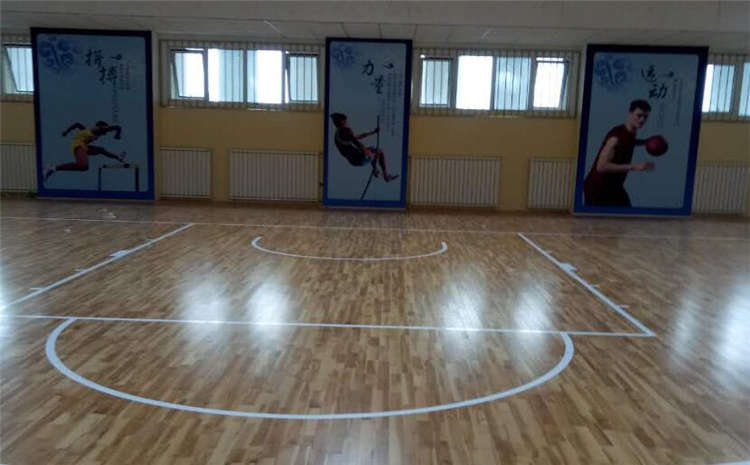 22厚體育館實木地板雙層龍骨結構