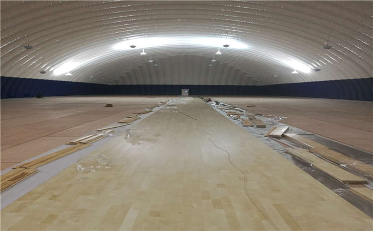 松木木地板籃球館施工技術方案