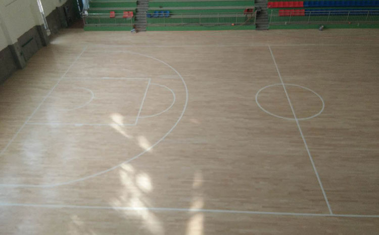 湖北學校運動木地板施工方案
