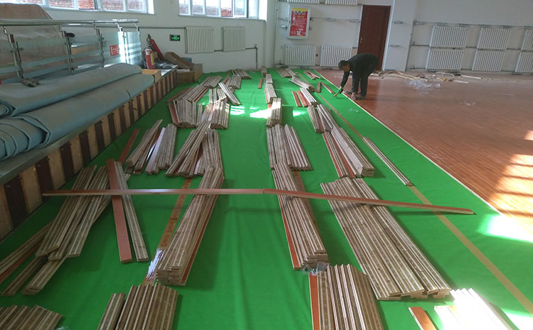 浙江翻新運動木地板施工方案